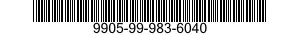 9905-99-983-6040  9905999836040 999836040
