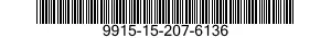 9915-15-207-6136 FRAMMENTI DI GUIDON 9915152076136 152076136