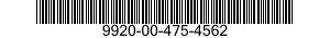 9920-00-475-4562  9920004754562 004754562