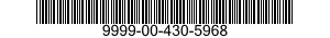 9999-00-430-5968  9999004305968 004305968