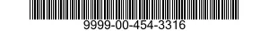 9999-00-454-3316  9999004543316 004543316