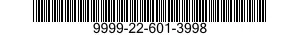 9999-22-601-3998 PUSH ON NUT 9999226013998 226013998